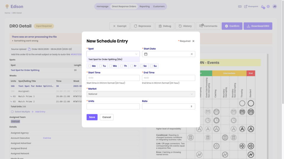 Add Schedule Entry